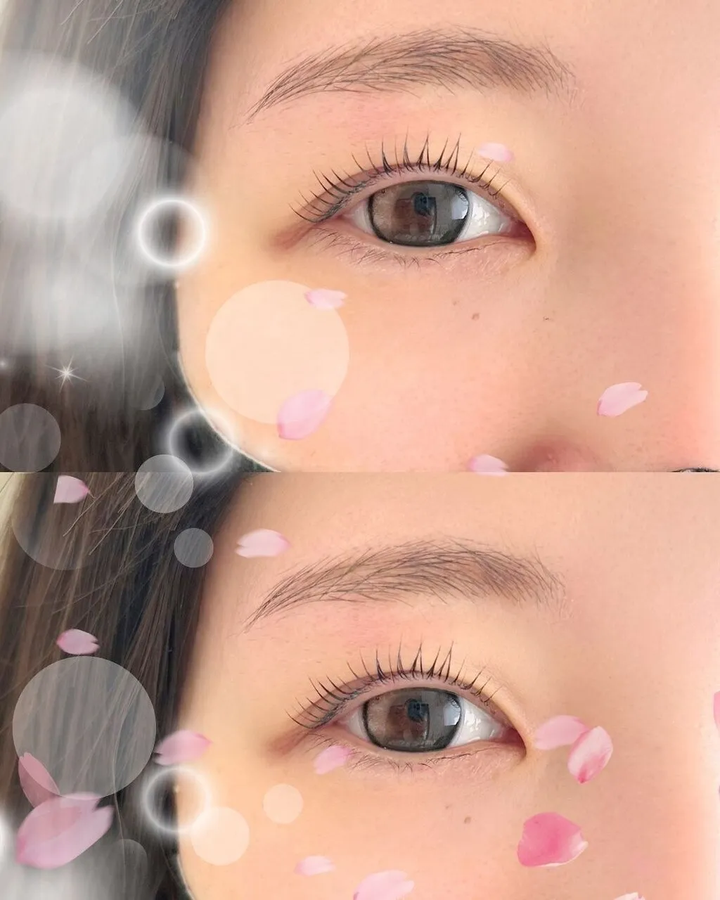 まつ毛パーマ眉毛
