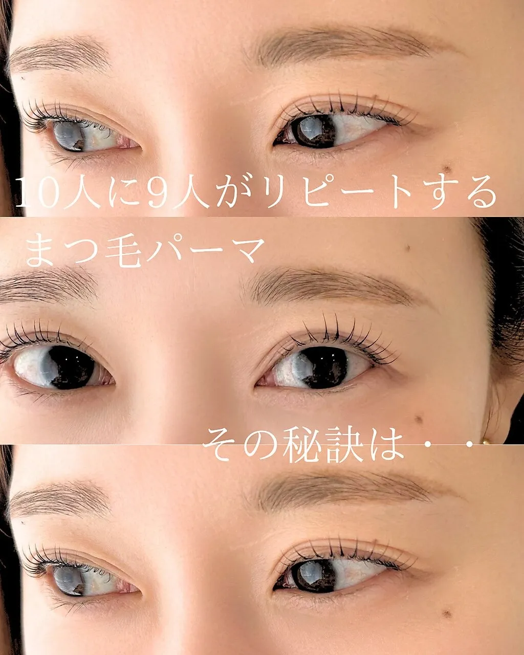 育てるラッシュリフト＋眉毛Wax